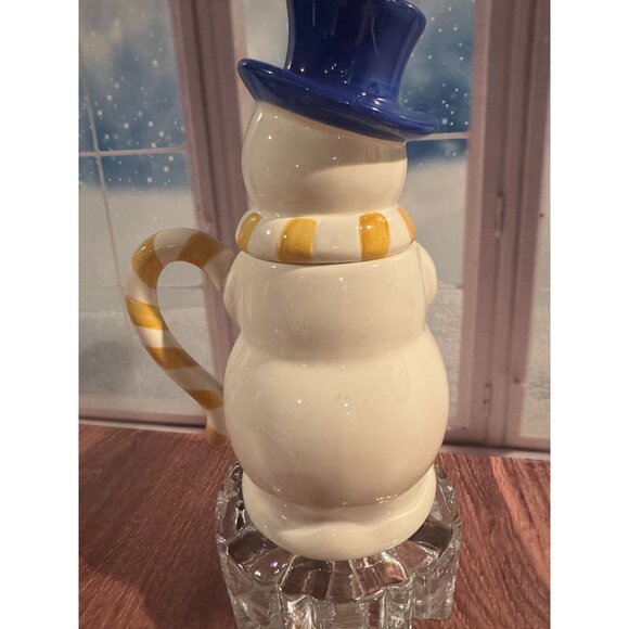 🎄 Temptations Santa & Snowman Tall Lidded Mugs – Perfect for Hot Chocolate! - Picture 15 of 16